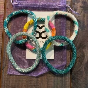 Sashka Co Beaded Bracelets Set of 5 B9